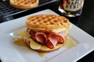 Quarantine Kitchen: Waffle sandwiches